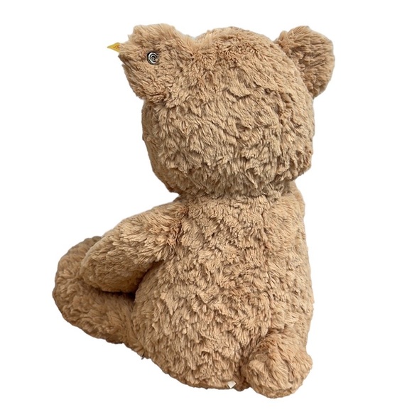 Steiff Teddy Bear Jimmy Teddybar 17" Plush Tan w/ Yellow Ear Tag/Button #113512 - Picture 6 of 10